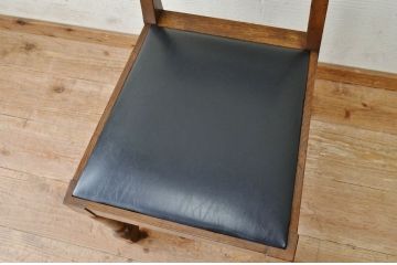 中古　ハンドメイド　ナラ材の椅子(イス)