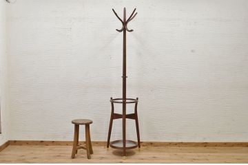 極上美品!中古　秋田木工のポールハンガー(帽子掛け)