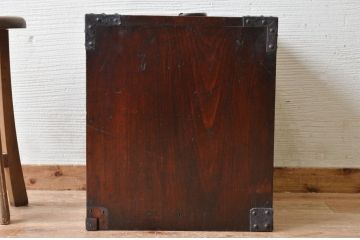 アンティーク家具　江戸期　掛硯型　懸硯型　佐渡船箪笥