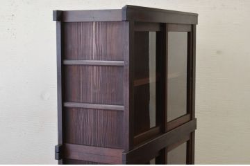 極上美品!関西系アンティーク収納棚(ガラスケース)