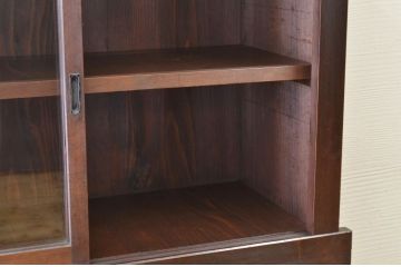 極上美品!関西系アンティーク収納棚(ガラスケース)