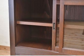 極上美品!関西系アンティーク収納棚(ガラスケース)