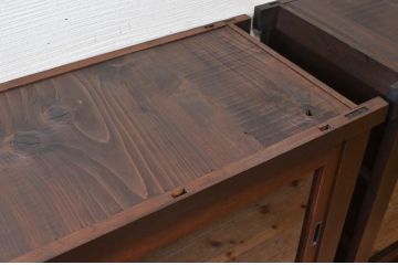 極上美品!関西系アンティーク収納棚(ガラスケース)