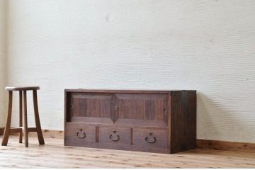 レトロ家具　古いお家のレトロなローボード
