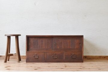 レトロ家具　古いお家のレトロなローボード