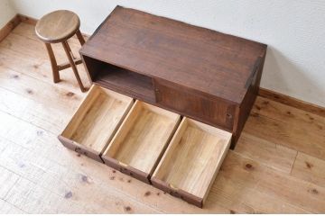 レトロ家具　古いお家のレトロなローボード