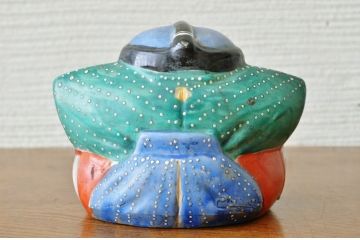 ○古い磁器製福助人形