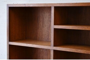 アンティーク家具　引き出し付きアンティーク本棚