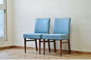 ヴィンテージ家具　イギリスビンテージ　ラウンジチェア2脚セット1(イス、椅子)