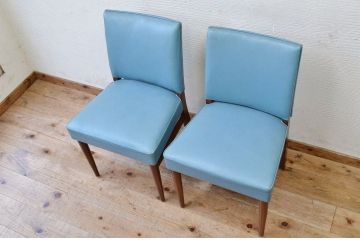 ヴィンテージ家具　イギリスビンテージ　ラウンジチェア2脚セット1(イス、椅子)