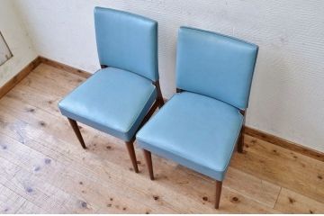 ヴィンテージ家具　イギリスビンテージ　ラウンジチェア2脚セット3(イス、椅子)