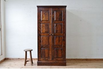 中古　北海道民芸家具ワードローブ(洋服箪笥)