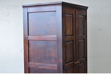 中古　北海道民芸家具ワードローブ(洋服箪笥)