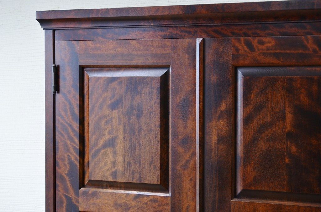 中古　北海道民芸家具ワードローブ(洋服箪笥)