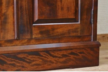 中古　北海道民芸家具ワードローブ(洋服箪笥)