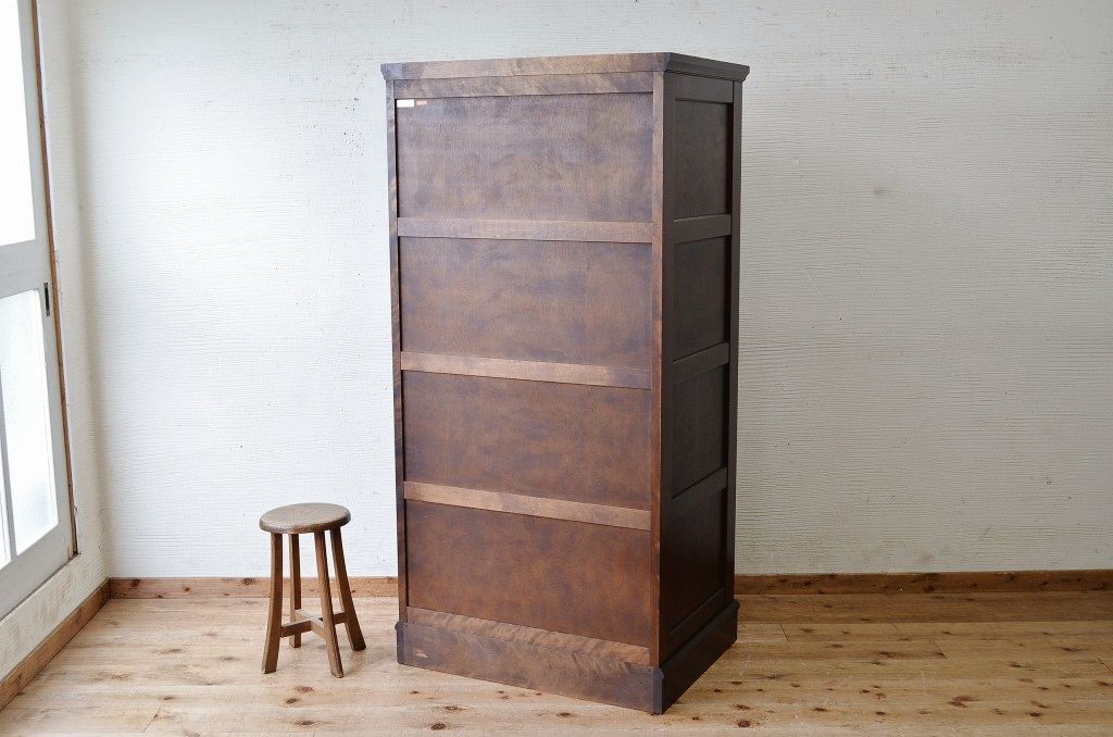 中古　北海道民芸家具ワードローブ(洋服箪笥)