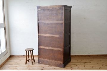 中古　北海道民芸家具ワードローブ(洋服箪笥)