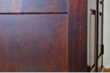 中古　北海道民芸家具ワードローブ(洋服箪笥)