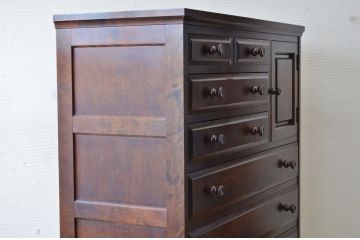 中古　北海道民芸家具チェスト(箪笥)