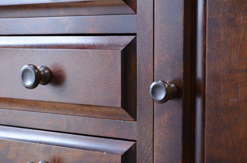 中古　北海道民芸家具チェスト(箪笥)