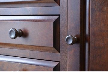 中古　北海道民芸家具チェスト(箪笥)