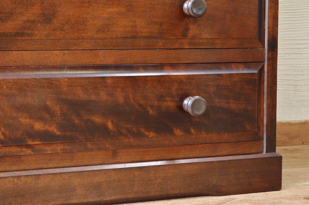 中古　北海道民芸家具チェスト(箪笥)