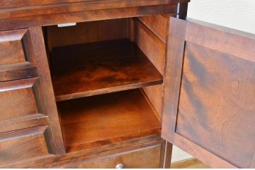 中古　北海道民芸家具チェスト(箪笥)