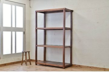 アンティーク家具　★古い木のアンティーク飾り棚(陳列棚)1