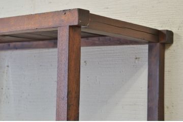 アンティーク家具　★古い木のアンティーク飾り棚(陳列棚)1
