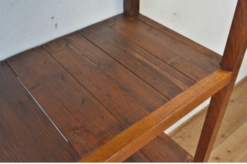 アンティーク家具　★古い木のアンティーク飾り棚(陳列棚)1