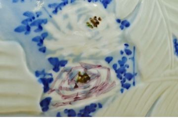美しい陽刻　瀬戸火鉢