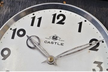 アンティーク雑貨　アンティークCASTLE時計(掛け時計、ボンボン時計、柱時計)