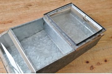 アンティーク家具　アンティーク駄菓子屋ブリキガラスケース