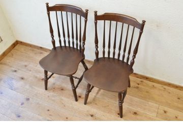 中古　タイヘイダイニングチェア2脚2