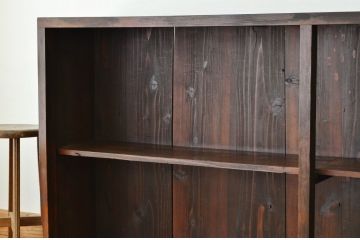 アンティーク家具　★古い木のシンプルなアンティーク飾り棚