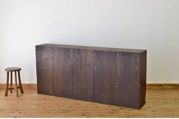 アンティーク家具　★古い木のシンプルなアンティーク飾り棚