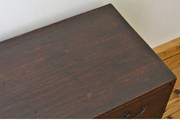 アンティーク家具　古民具　骨董　使い込まれたアンティーク時代箪笥