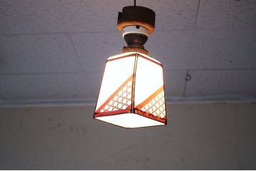 古いセルロイド電笠