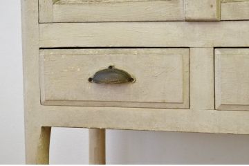 アンティーク家具　アンティーク　古い病院のケビントキャビネット(ガラスケース)