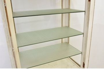 アンティーク家具　アンティーク　古い病院のケビントキャビネット(ガラスケース)