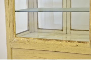 アンティーク家具　アンティーク　古い病院のケビントキャビネット(ガラスケース)