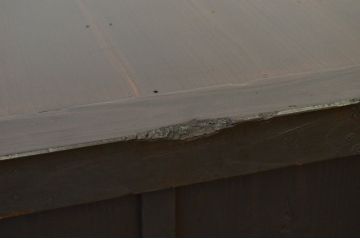 アンティーク家具　江戸〜明治　味のある縦格子時代箪笥サイドボード2(水屋箪笥、下駄箱)
