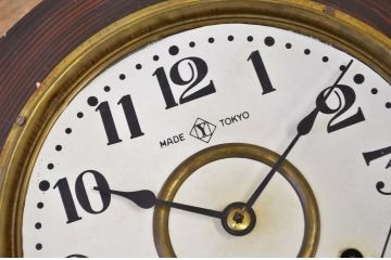 アンティーク雑貨　○古い四つ丸達磨時計2点セット1