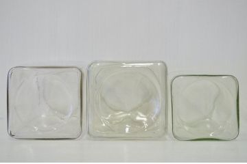 古い駄菓子屋ガラス瓶(ビン)3個セット