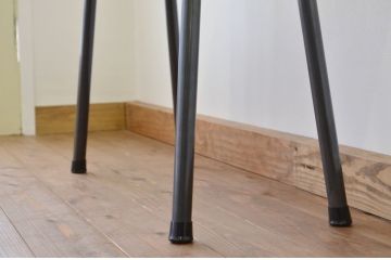 アンティーク家具　素敵な雰囲気!天板一枚板の鉄脚ベンチ1(長椅子)