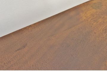 アンティーク家具　古い木のシンプルな鉄脚ベンチ1(アイアン、長イス)