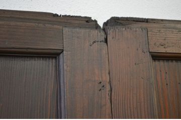 ★木目の良い一枚板板戸2枚セット