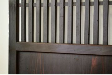 ★古民具・骨董古いお家の格子帯戸2枚セット?(格子戸)