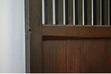 ★古民具・骨董古いお家の格子帯戸2枚セット?(格子戸)