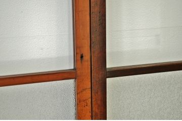 古いお家のダイヤガラスガラス戸3枚セット(引き戸)